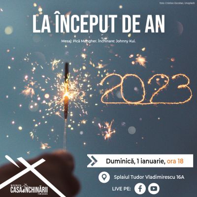 Duminică seara, de la ora 18, program de început de an