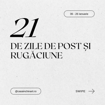 21 de zile de Post și Rugăciune