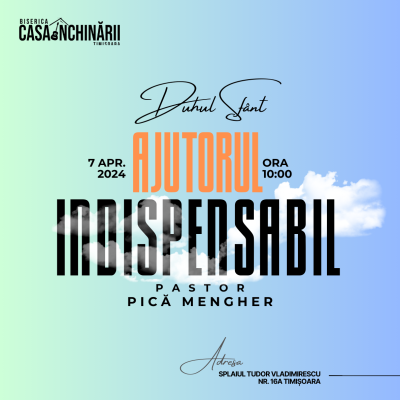 Duhul Sfânt, ajutorul indispensabil!