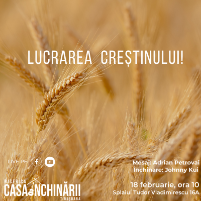 Lucrarea creștinului!