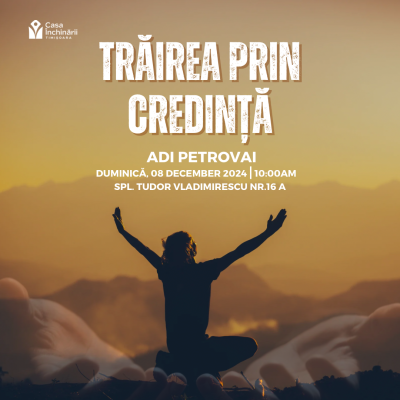 Trăirea prin credință!